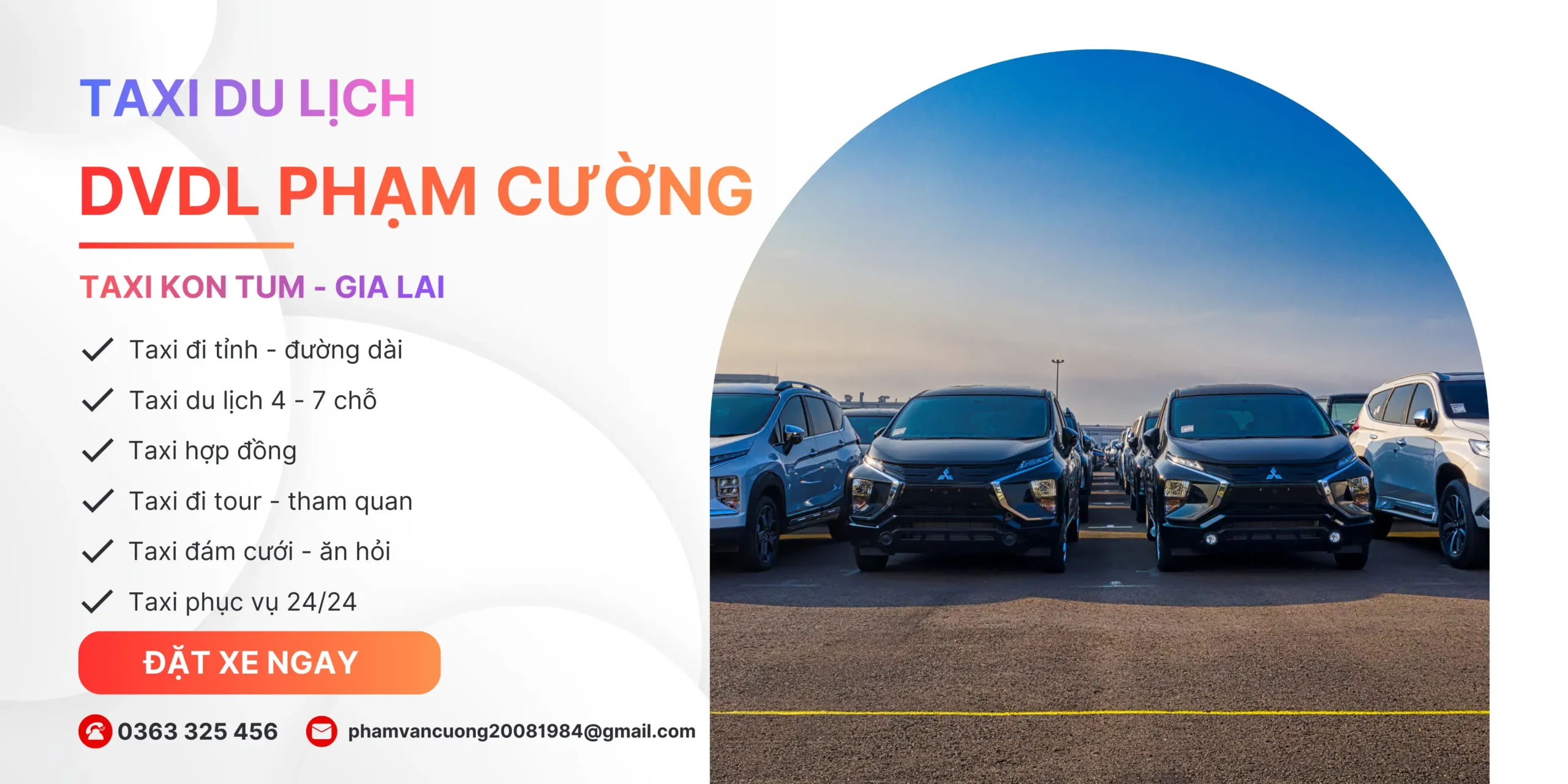 Taxi Phạm Cường KonTum Gia Lai